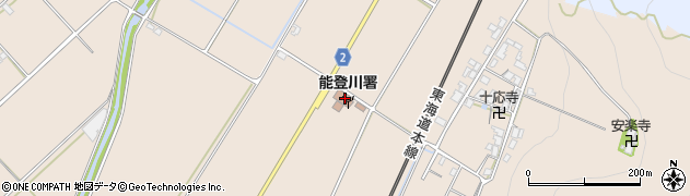 東近江行政組合能登川消防署周辺の地図