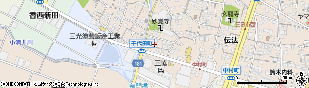 静岡県富士市伝法1424周辺の地図