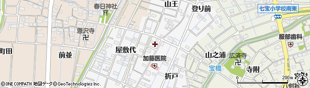 愛知県あま市七宝町川部屋敷代93周辺の地図
