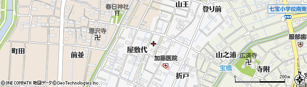 愛知県あま市七宝町川部屋敷代79周辺の地図