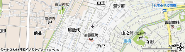愛知県あま市七宝町川部屋敷代90周辺の地図