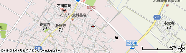 滋賀県愛知郡愛荘町蚊野1504周辺の地図