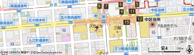 サプナ栄店周辺の地図