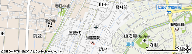 愛知県あま市七宝町川部屋敷代89周辺の地図