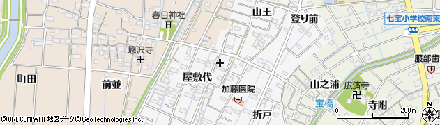 愛知県あま市七宝町川部屋敷代81周辺の地図