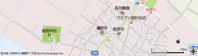 滋賀県愛知郡愛荘町蚊野1636周辺の地図