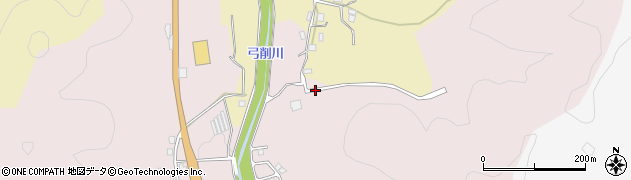 京都府京都市右京区京北周山町（奥ノ堂）周辺の地図