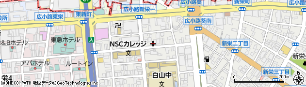 愛知県名古屋市中区新栄1丁目4-25周辺の地図