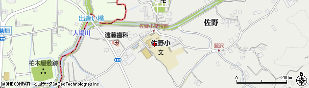 佐野放課後児童クラブ周辺の地図