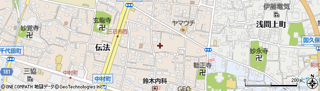 静岡県富士市伝法3046周辺の地図
