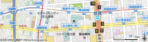 名古屋観光ホテル　営業統括部婚礼課周辺の地図