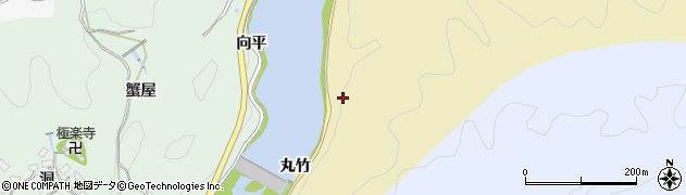 愛知県豊田市月原町（丸竹）周辺の地図