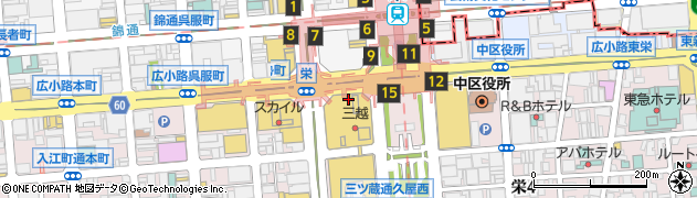 三井住友銀行名古屋栄支店 ＡＴＭ周辺の地図