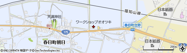 オオツキ春日店周辺の地図