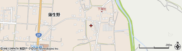 京都府京丹波町（船井郡）蒲生（大仙坊）周辺の地図