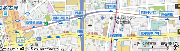 柳橋一八周辺の地図