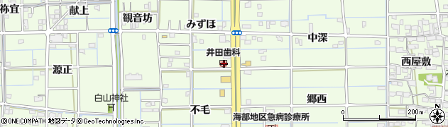 井田歯科周辺の地図