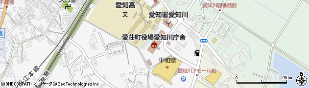 愛荘町商工会愛知川支所周辺の地図