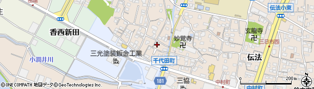 静岡県富士市伝法1461周辺の地図