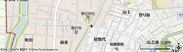 愛知県あま市七宝町川部屋敷代1周辺の地図