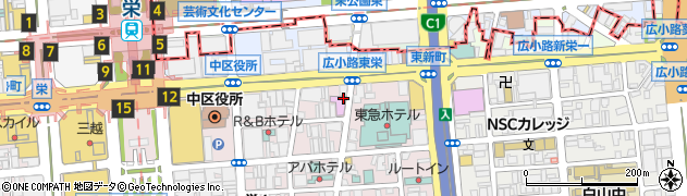 愛知県名古屋市中区栄4丁目5-11周辺の地図