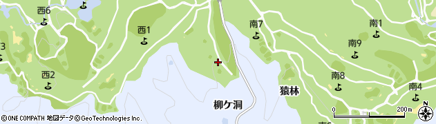 愛知県豊田市摺町柳ケ洞周辺の地図