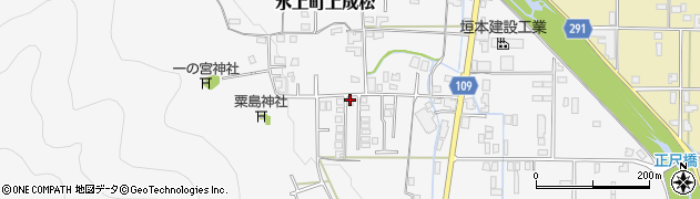 兵庫県丹波市氷上町上成松124周辺の地図