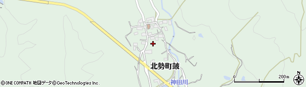 三重県いなべ市北勢町皷731周辺の地図