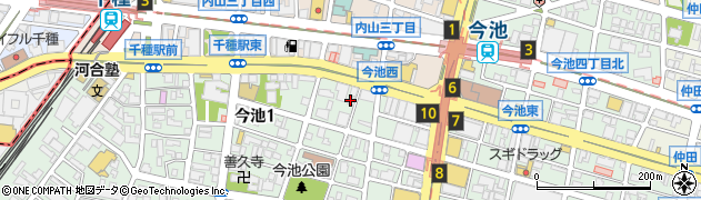 TOKUZO周辺の地図