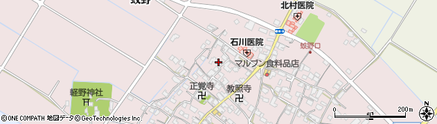 滋賀県愛知郡愛荘町蚊野1686周辺の地図
