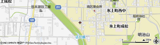 兵庫県丹波市氷上町西中466周辺の地図