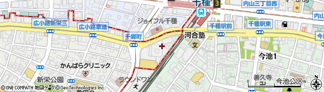 株式会社タスク・フォースポポラー　名古屋・千種園周辺の地図