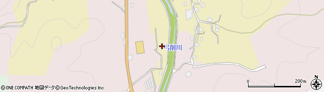 京都府京都市右京区京北五本松町（下川原）周辺の地図