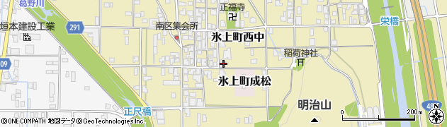 兵庫県丹波市氷上町西中207周辺の地図