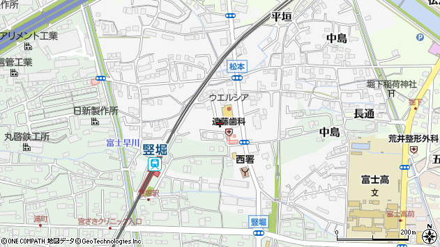 〒416-0903 静岡県富士市松本の地図