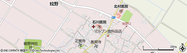 滋賀県愛知郡愛荘町蚊野1683周辺の地図