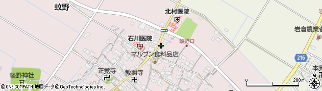滋賀県愛知郡愛荘町蚊野1703周辺の地図
