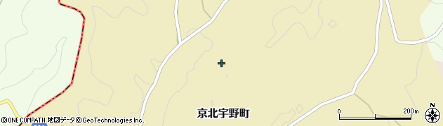 京都府京都市右京区京北宇野町（中谷）周辺の地図