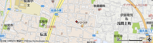 静岡県富士市伝法2862周辺の地図