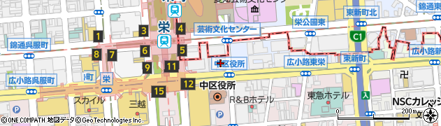 いずみ保険サービス株式会社　関西支店名古屋営業所周辺の地図