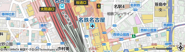 ミキハウス名古屋名鉄店周辺の地図