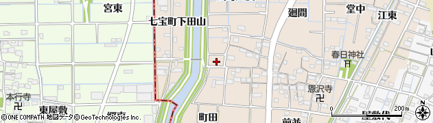 愛知県あま市七宝町下田弐町六反360周辺の地図