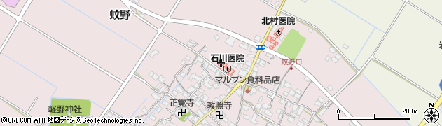 滋賀県愛知郡愛荘町蚊野1882周辺の地図