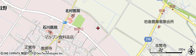 滋賀県愛知郡愛荘町蚊野367周辺の地図
