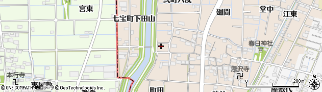 愛知県あま市七宝町下田弐町六反362周辺の地図