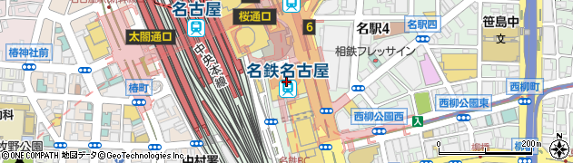 株式会社名鉄百貨店　本館ハンドバッグサザビー周辺の地図