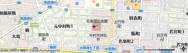 名古屋市役所　健康福祉局精神保健福祉センター周辺の地図