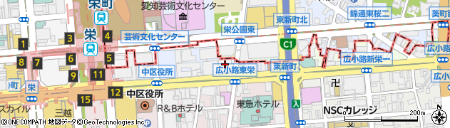 日清オイリオグループ株式会社　名古屋支店周辺の地図