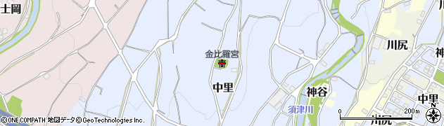 金比羅宮周辺の地図