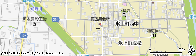 兵庫県丹波市氷上町西中455周辺の地図